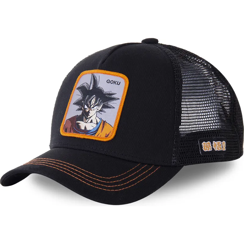 lippikset-kaareva-rekka-musta-snapback-gokd-son-goku-dragon-ball-capslab