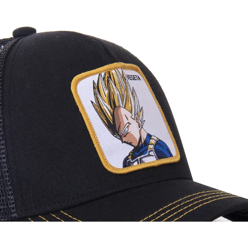 lippikset-kaareva-rekka-musta-snapback-super-saiyan-ve4-vegeta-dragon-ball-capslab