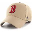 lippikset-kaareva-khaki-snapback-ajustable-mvp-boston-red-sox-mlb-47-brand