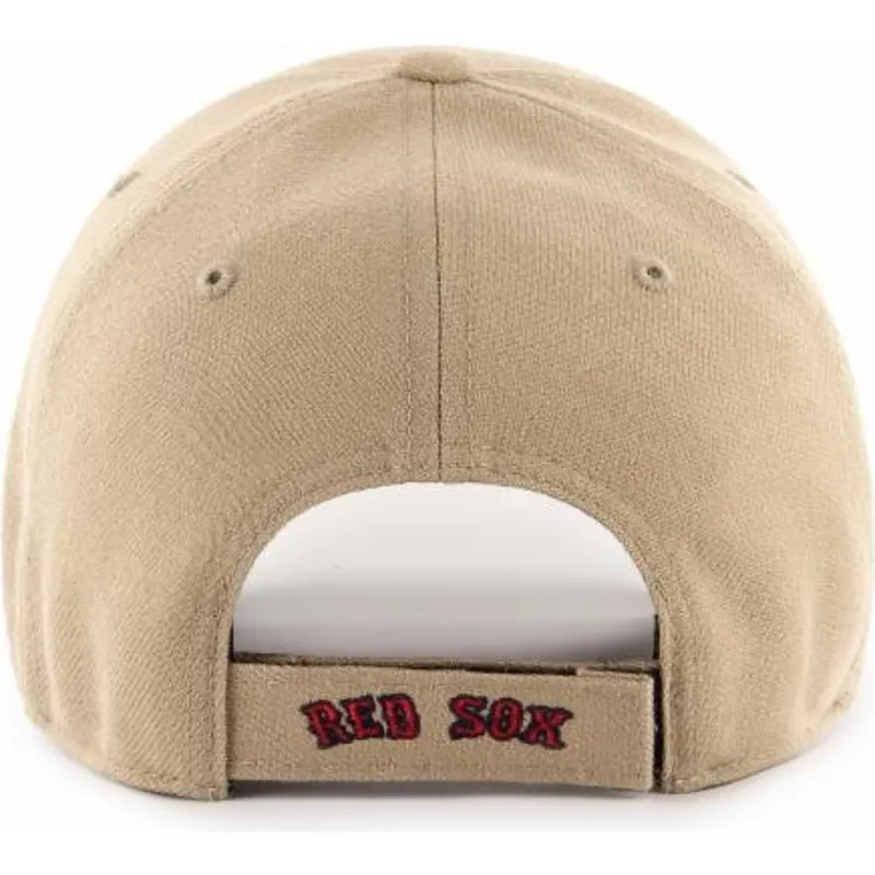 lippikset-kaareva-khaki-snapback-ajustable-mvp-boston-red-sox-mlb-47-brand