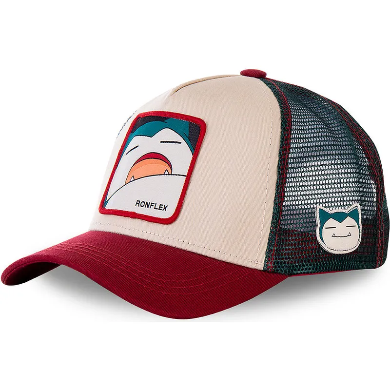 lippikset-kaareva-rekka-beige-snapback-sno2-snorlax-pokemon-capslab lippikset-kaareva-rekka-beige-snapback-sno2-snorlax-pokemon-capslab