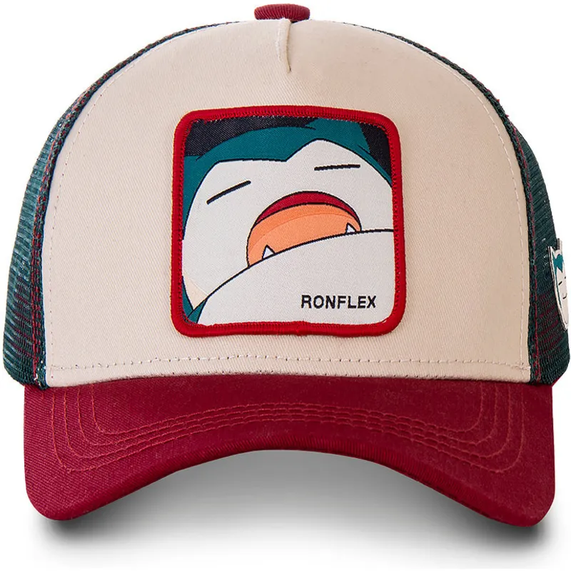 lippikset-kaareva-rekka-beige-snapback-sno2-snorlax-pokemon-capslab lippikset-kaareva-rekka-beige-snapback-sno2-snorlax-pokemon-capslab