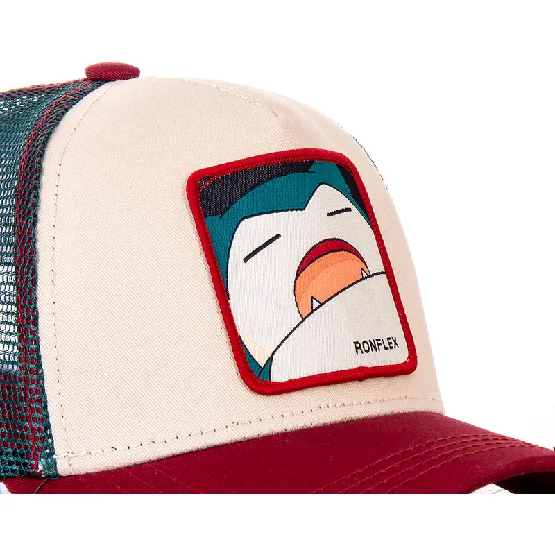 lippikset-kaareva-rekka-beige-snapback-sno2-snorlax-pokemon-capslab lippikset-kaareva-rekka-beige-snapback-sno2-snorlax-pokemon-capslab