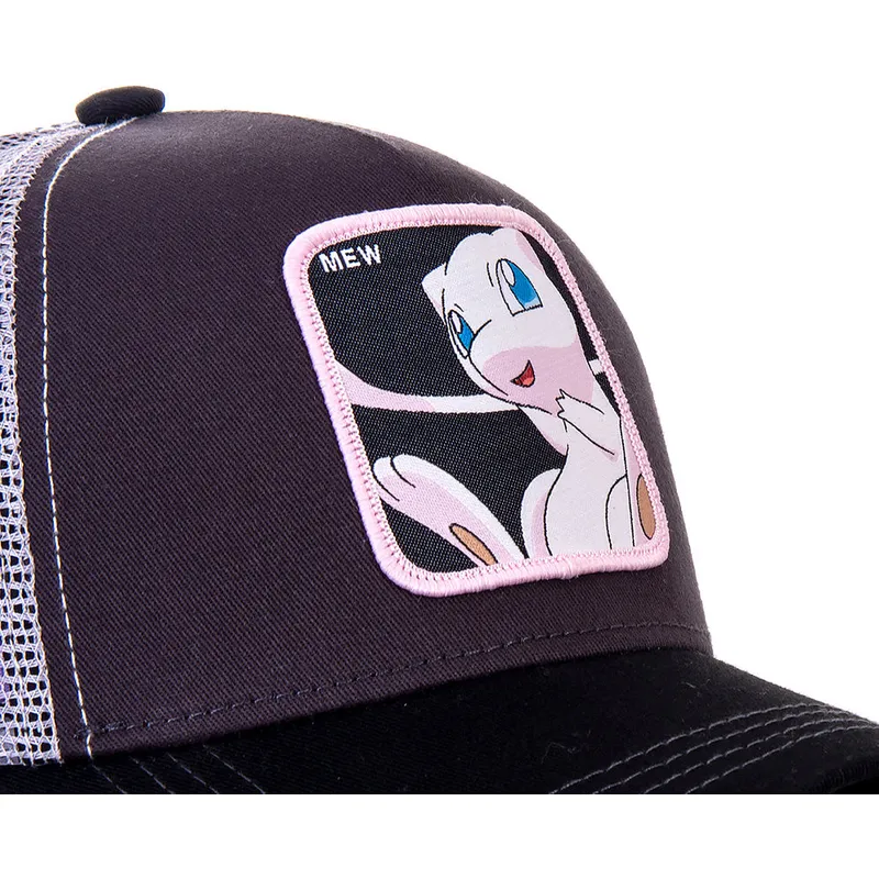 lippikset-kaareva-rekka-musta-snapback-mew3-mew-pokemon-capslab lippikset-kaareva-rekka-musta-snapback-mew3-mew-pokemon-capslab