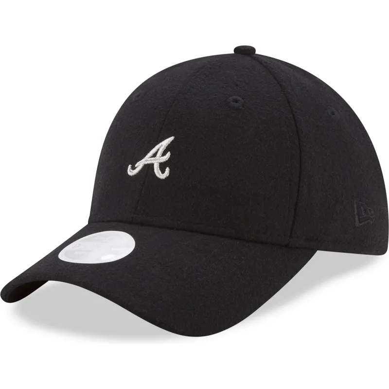 lippikset-kaareva-musta-saadettava-nauha-9forty-melton-atlanta-braves-mlb-new-era