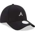 lippikset-kaareva-musta-saadettava-nauha-9forty-melton-atlanta-braves-mlb-new-era