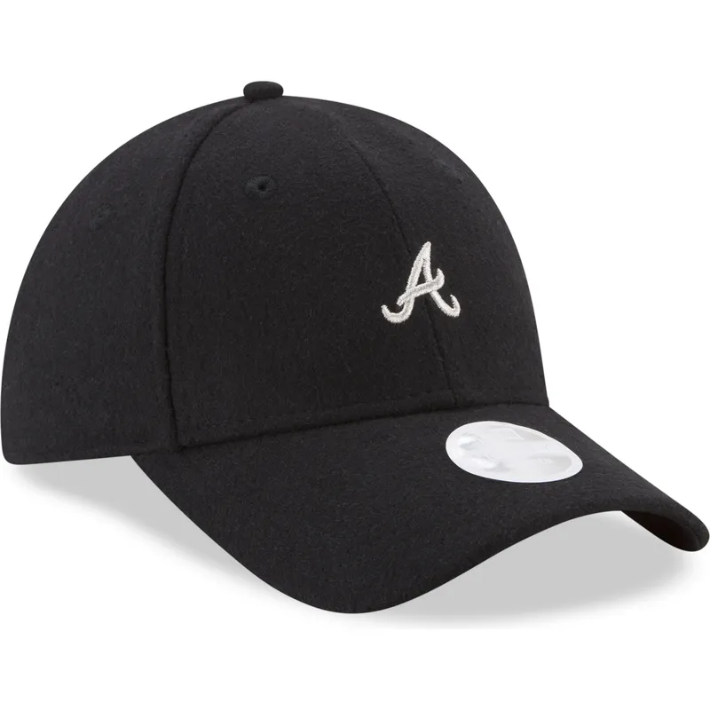 lippikset-kaareva-musta-saadettava-nauha-9forty-melton-atlanta-braves-mlb-new-era