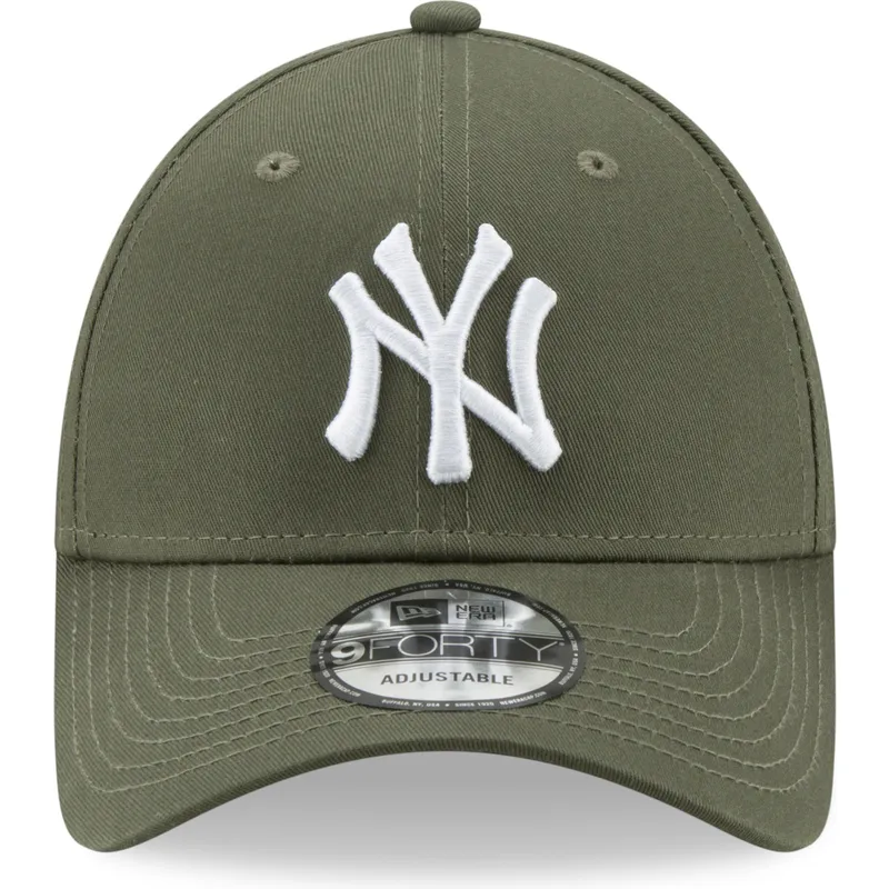 cap-kaareva-green-adjustable-strap-9forty-league-essential-new-york-yankees-mlb-new-era cap-kaareva-green-adjustable-strap-9forty-league-essential-new-york-yankees-mlb-new-era