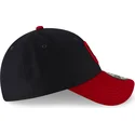lippikset-kaareva-laivastonsininen-saadettava-nauha-9forty-the-league-cleveland-indians-mlb-new-era