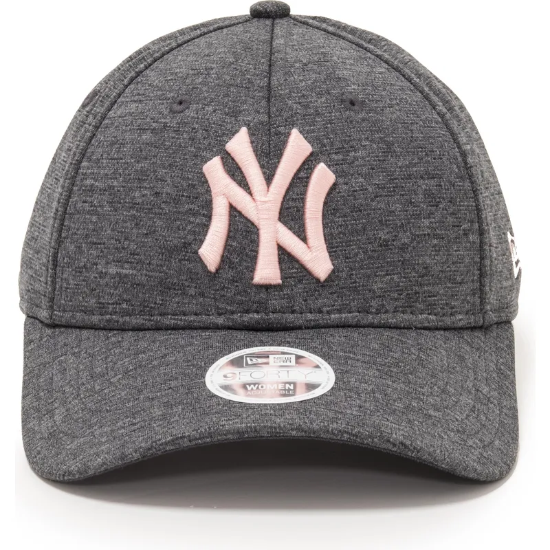 cap-kaareva-gray-adjustable-strap-rosa-9forty-tech-jersey-new-york-yankees-mlb-new-era cap-kaareva-gray-adjustable-strap-rosa-9forty-tech-jersey-new-york-yankees-mlb-new-era