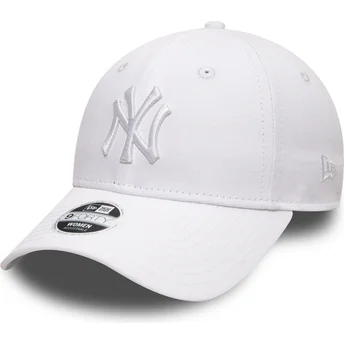 Cap kaareva white adjustable strap 9FORTY League Essential New York Yankees MLB New Era