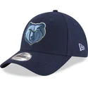 lippikset-kaareva-sininen-saadettava-nauha-9forty-the-league-memphis-grizzlies-nba-new-era