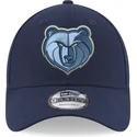 lippikset-kaareva-sininen-saadettava-nauha-9forty-the-league-memphis-grizzlies-nba-new-era