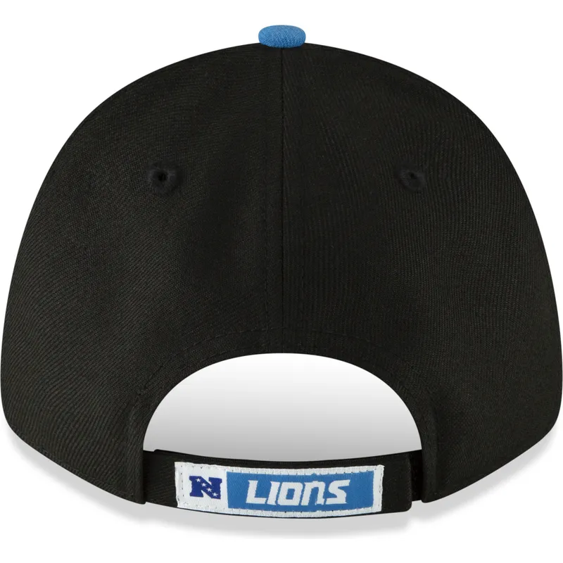 lippikset-kaareva-musta-saadettava-nauha-9forty-the-league-detroit-lions-nfl-new-era