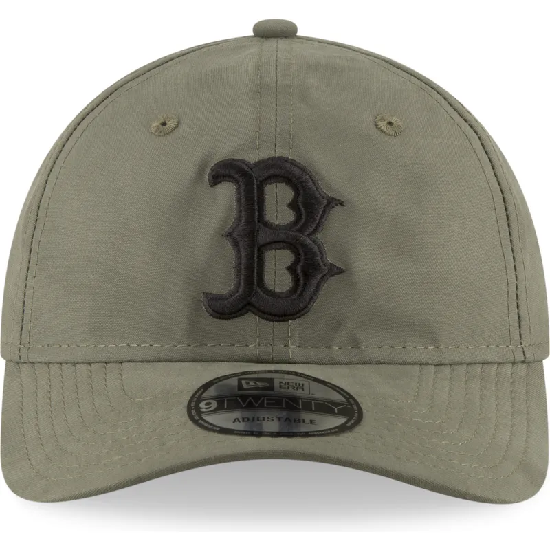 lippikset-kaareva-vihrea-saadettava-nauha-9twenty-nylon-packable-boston-red-sox-mlb-new-era