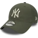 lippikset-kaareva-vihrea-saadettava-nauha-9twenty-nylon-packable-new-york-yankees-mlb-new-era