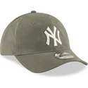 lippikset-kaareva-vihrea-saadettava-nauha-9twenty-nylon-packable-new-york-yankees-mlb-new-era