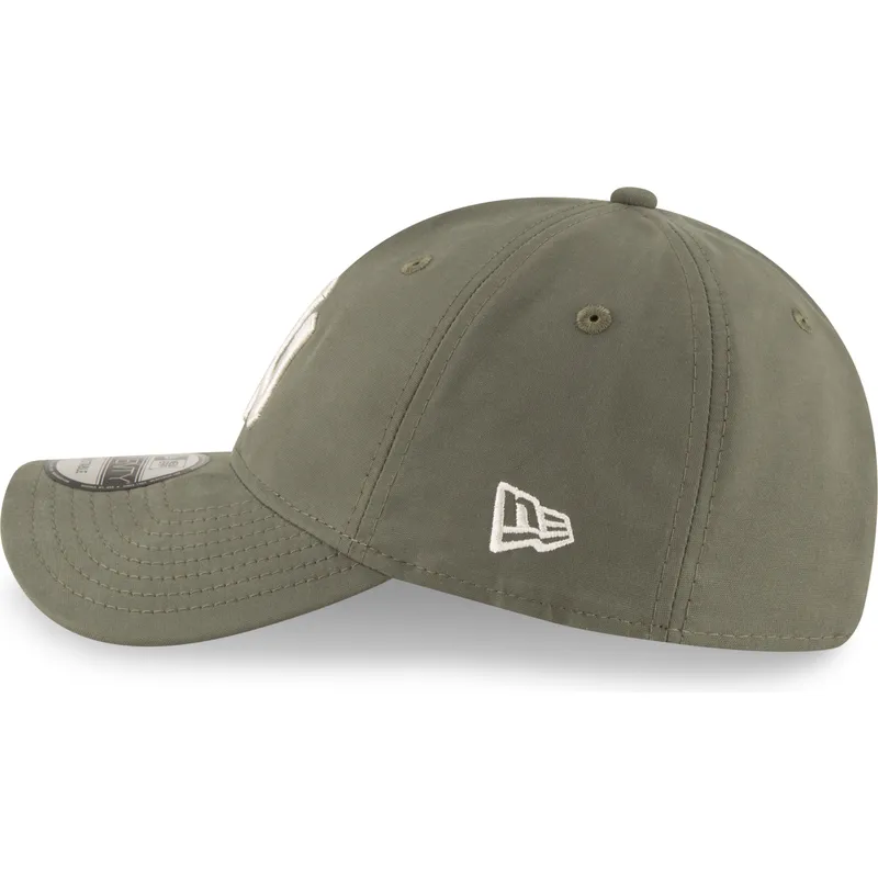 lippikset-kaareva-vihrea-saadettava-nauha-9twenty-nylon-packable-new-york-yankees-mlb-new-era