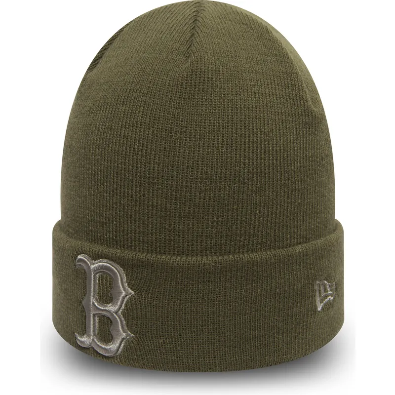 lakit-vihrea-cuff-knit-league-essential-boston-red-sox-mlb-new-era
