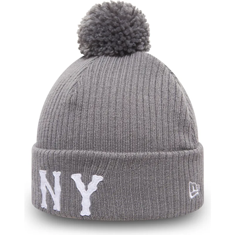 lakit-tupsu-harmaa-cuff-knit-lightweight-felt-bobble-new-york-highlanders-mlb-new-era lakit-tupsu-harmaa-cuff-knit-lightweight-felt-bobble-new-york-highlanders-mlb-new-era
