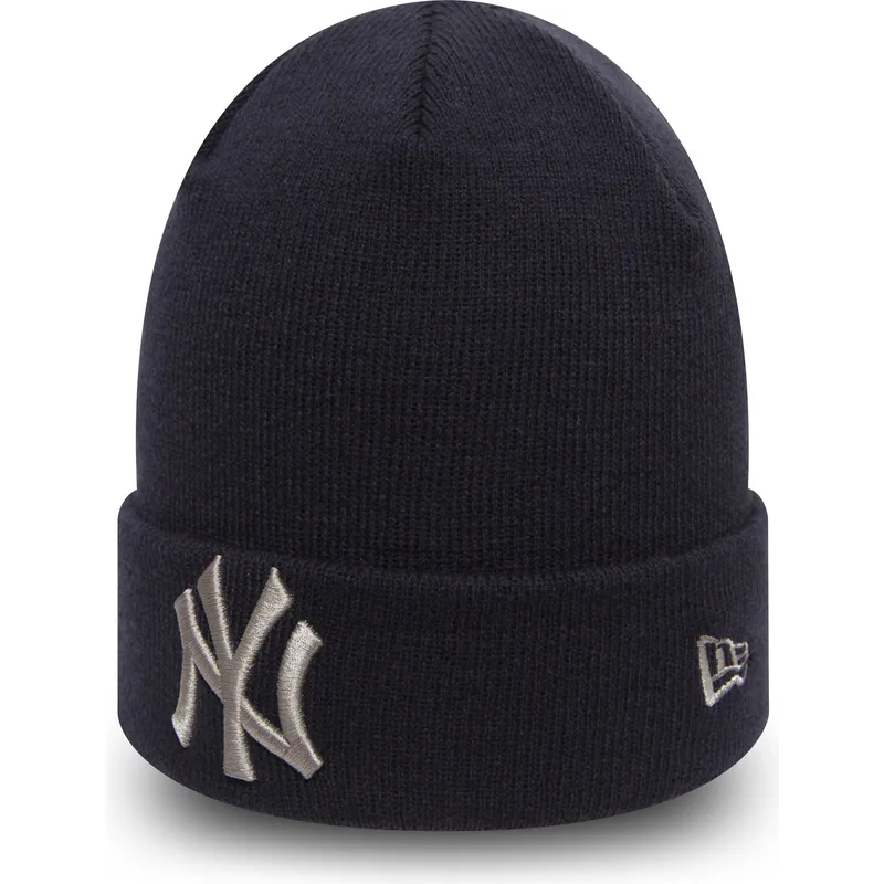 lakit-laivastonsininen-cuff-knit-league-essential-new-york-yankees-mlb-new-era