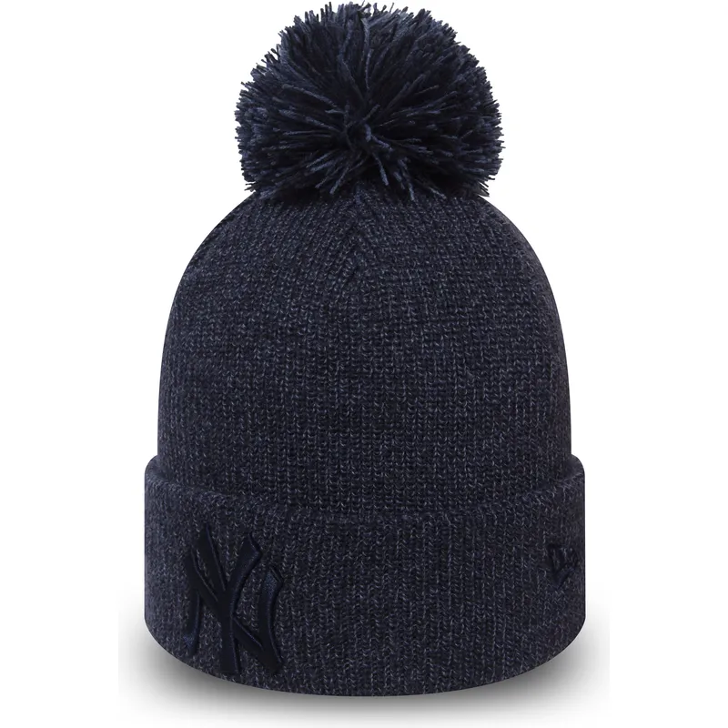 lakit-tupsu-sininen-cuff-knit-marl-bobble-new-york-yankees-mlb-new-era