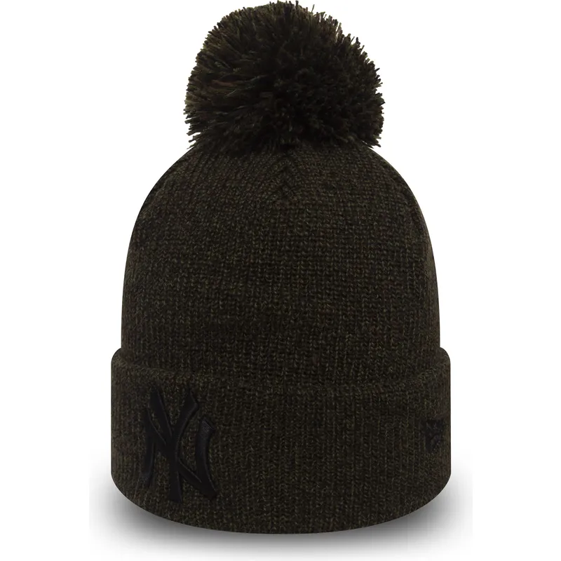 lakit-tupsu-musta-cuff-knit-marl-bobble-new-york-yankees-mlb-new-era lakit-tupsu-musta-cuff-knit-marl-bobble-new-york-yankees-mlb-new-era