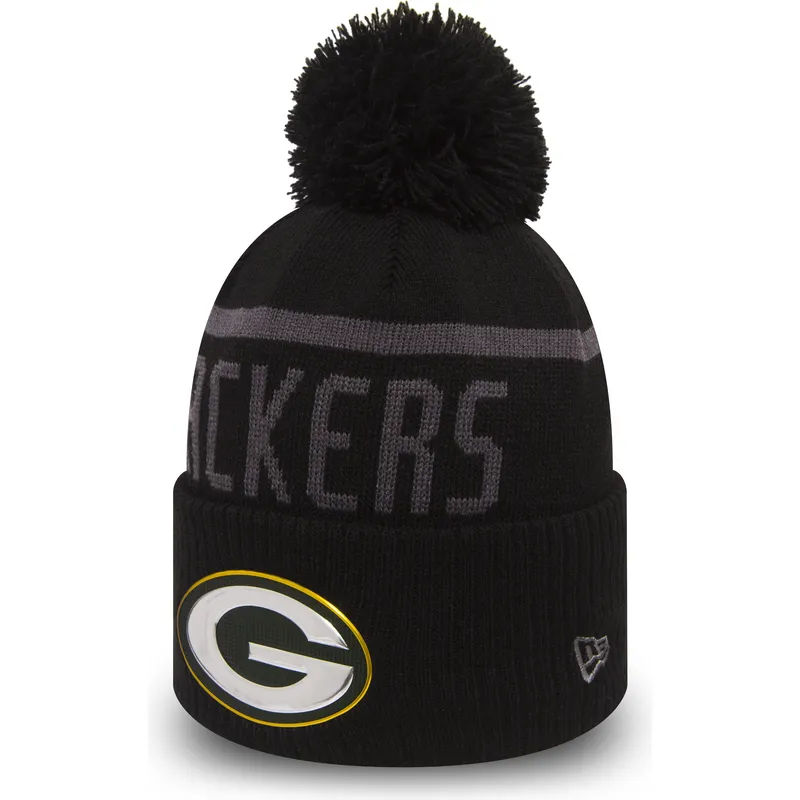 lakit-tupsu-musta-cuff-knit-coll-green-bay-packers-nfl-new-era