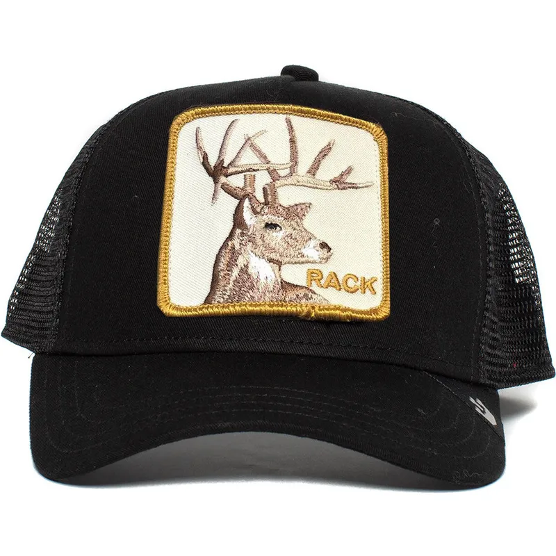 lippikset-kaareva-rekka-musta-snapback-rack-it-the-farm-goorin-bros