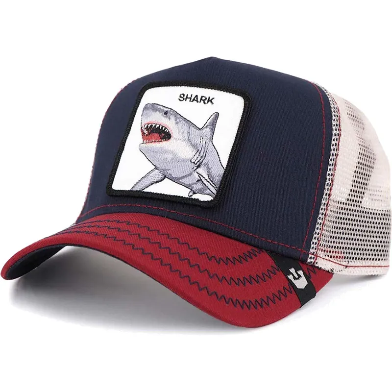 lippikset-kaareva-rekka-laivastonsininen-snapback-big-shark-the-farm-goorin-bros