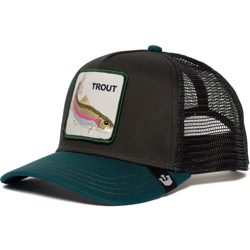 lippikset-kaareva-rekka-musta-snapback-rainbow-trout-the-farm-goorin-bros lippikset-kaareva-rekka-musta-snapback-rainbow-trout-the-farm-goorin-bros