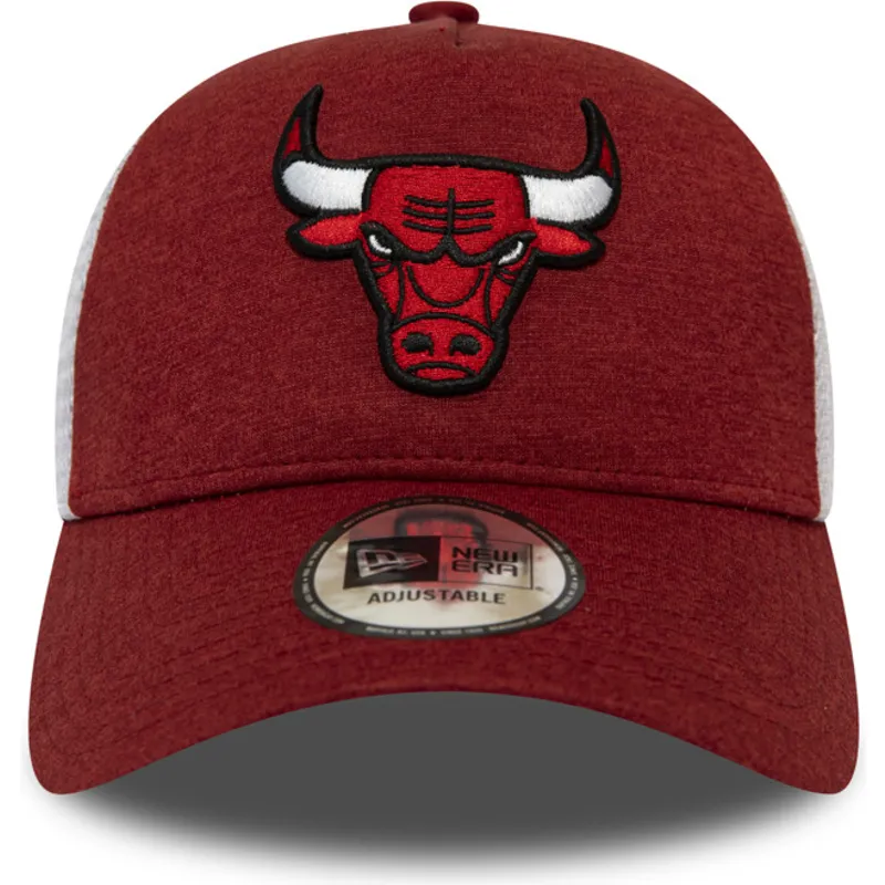 lippikset-kaareva-punainen-saadettava-nauha-trucker-shadow-tech-a-frame-chicago-bulls-nba-new-era