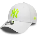 lippikset-kaareva-valkoinen-saadettava-nauha-9forty-league-essential-neon-new-york-yankees-mlb-new-era