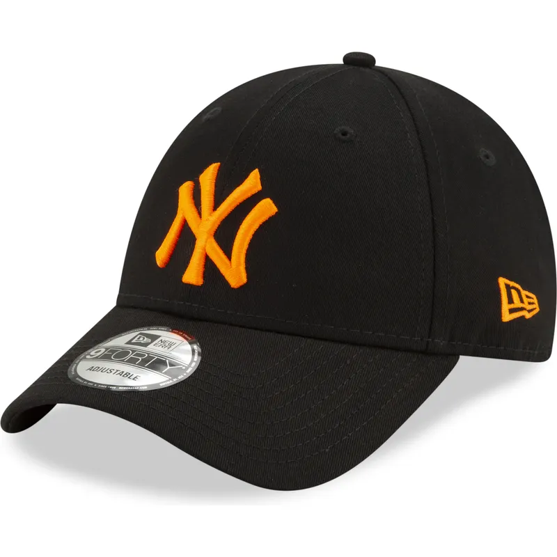 lippikset-kaareva-musta-saadettava-nauha-9forty-league-essential-neon-new-york-yankees-mlb-new-era
