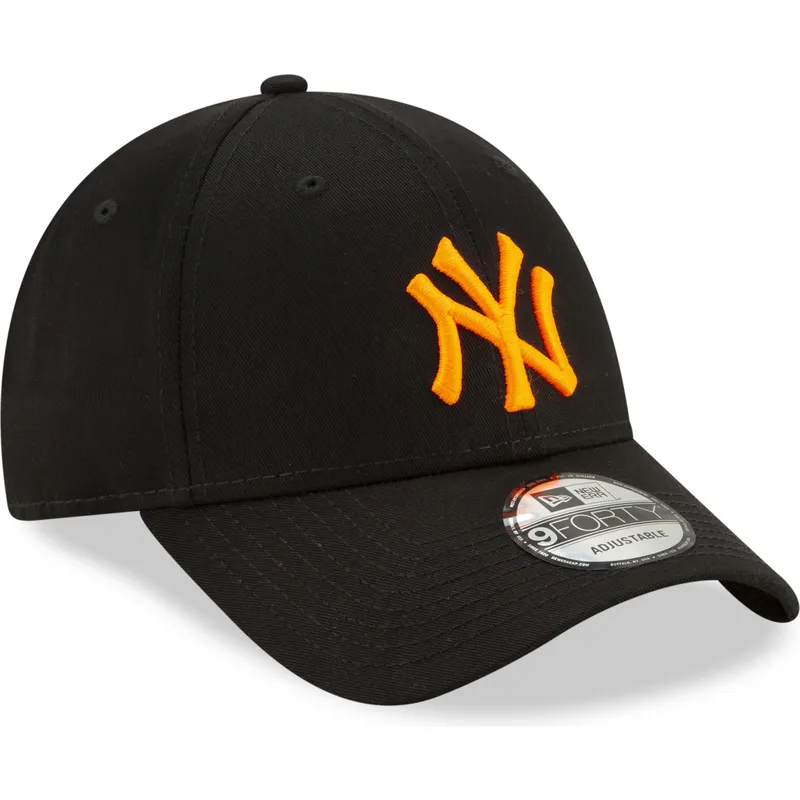 lippikset-kaareva-musta-saadettava-nauha-9forty-league-essential-neon-new-york-yankees-mlb-new-era