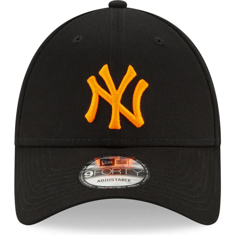 lippikset-kaareva-musta-saadettava-nauha-9forty-league-essential-neon-new-york-yankees-mlb-new-era