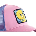 lippikset-kaareva-rekka-vaaleanpunainen-snapback-twe1-tipi-looney-tunes-capslab