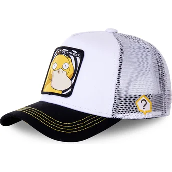 lippikset-kaareva-rekka-valkoinen-snapback-psy3-psyduck-pokemon-capslab