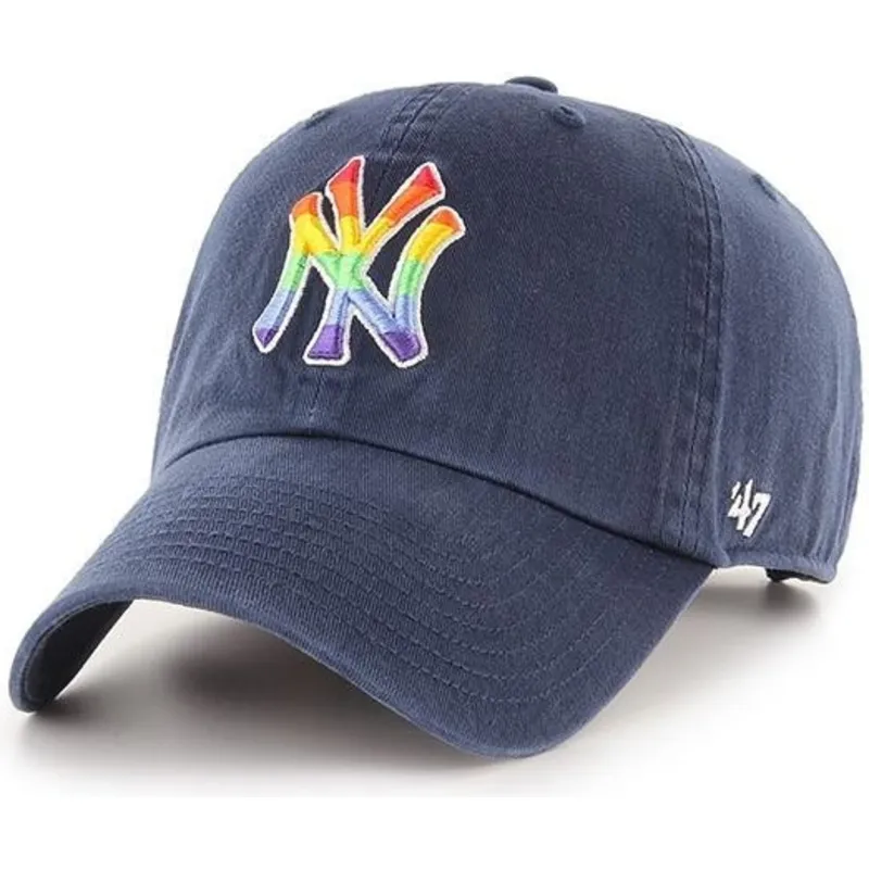 lippikset-kaareva-laivastonsininen-saadettava-nauha-new-york-yankees-mlb-47-brand