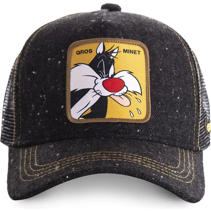 lippikset-kaareva-rekka-musta-snapback-loomin1-silvesteri-looney-tunes-capslab