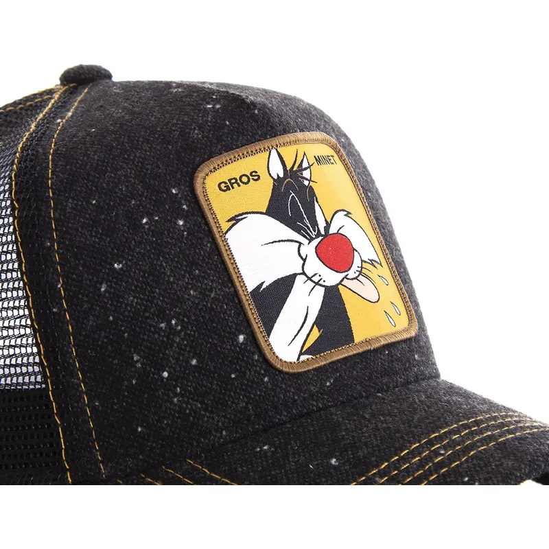 lippikset-kaareva-rekka-musta-snapback-loomin1-silvesteri-looney-tunes-capslab