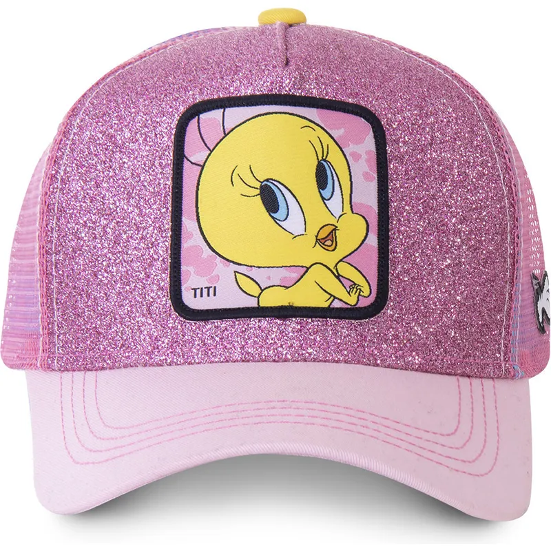 lippikset-kaareva-rekka-vaaleanpunainen-snapback-purpurina-twe4-tipi-looney-tunes-capslab