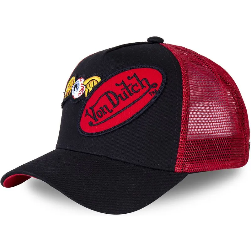 lippikset-kaareva-rekka-musta-snapback-dblpat-von-dutch