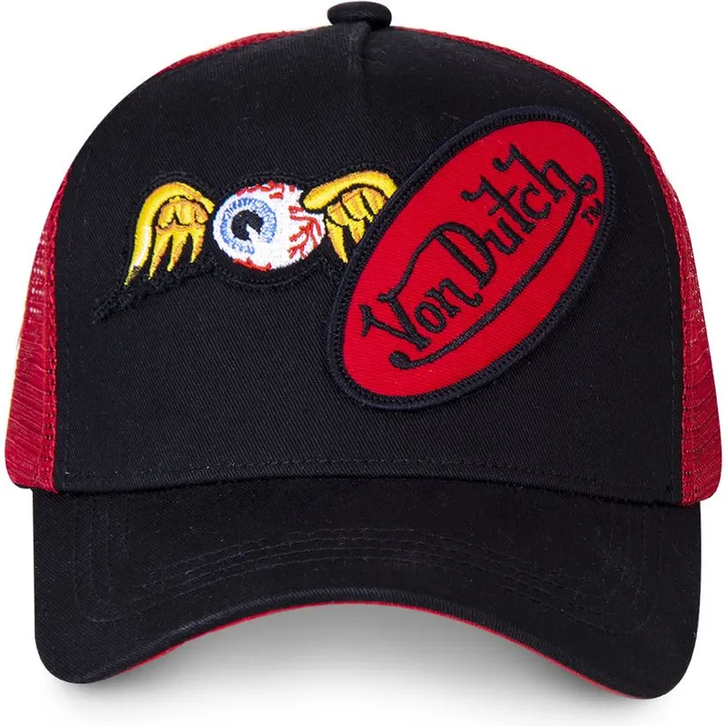 lippikset-kaareva-rekka-musta-snapback-dblpat-von-dutch