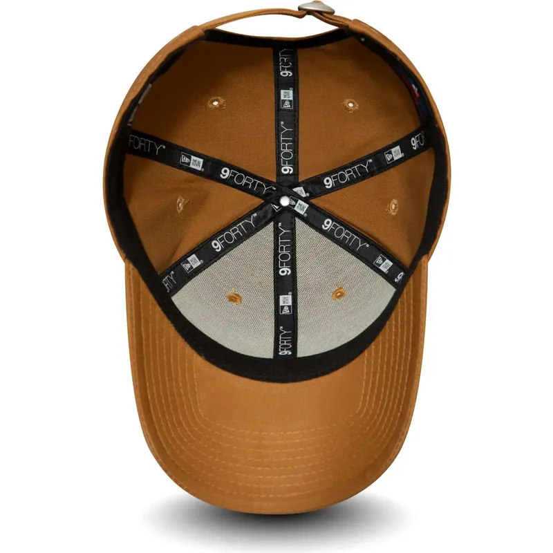 lippikset-kaareva-ruskea-saadettava-nauha-trigo-9forty-league-essential-new-york-yankees-mlb-new-era