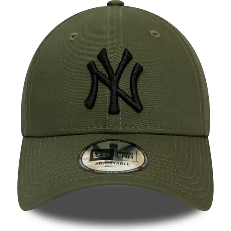 lippikset-kaareva-vihrea-saadettava-nauha-9forty-league-essential-new-york-yankees-mlb-new-era