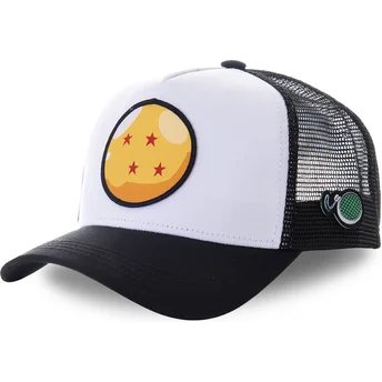 lippikset-kaareva-rekka-valkoinen-snapback-dragon-ball-4-estrellas-dragon-ball-capslab