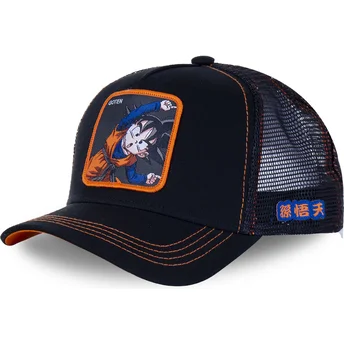 lippikset-kaareva-rekka-musta-snapback-fusion-gtn2-goten-dragon-ball-capslab