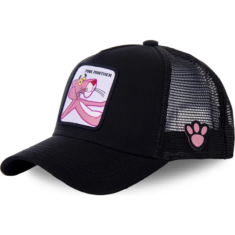 lippikset-kaareva-rekka-musta-snapback-pant6-vaaleanpunainen-pantteri-capslab