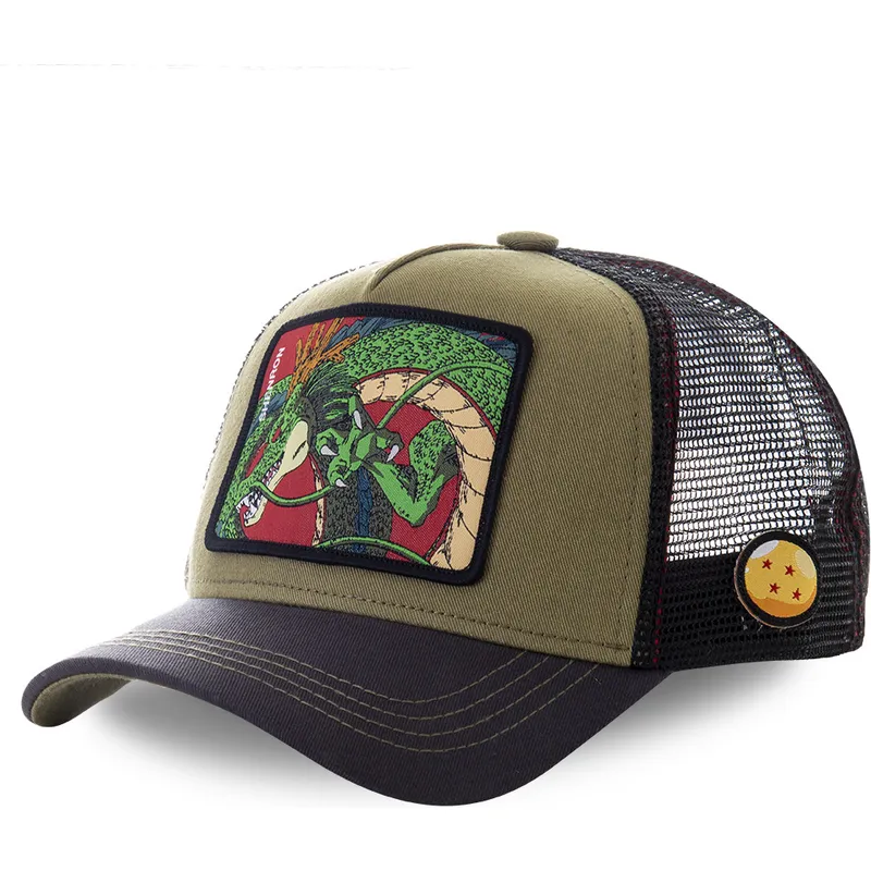 lippikset-kaareva-rekka-ruskea-snapback-ron1-shenron-dragon-ball-capslab